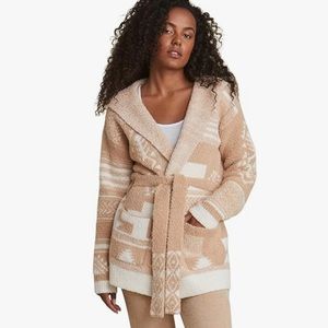 NWT barefoot dreams belted cardigan